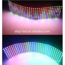 P10 adressable flexible SK6812 WS2812B 5050 RVB 16x16 8x32 pixels matrice de LED